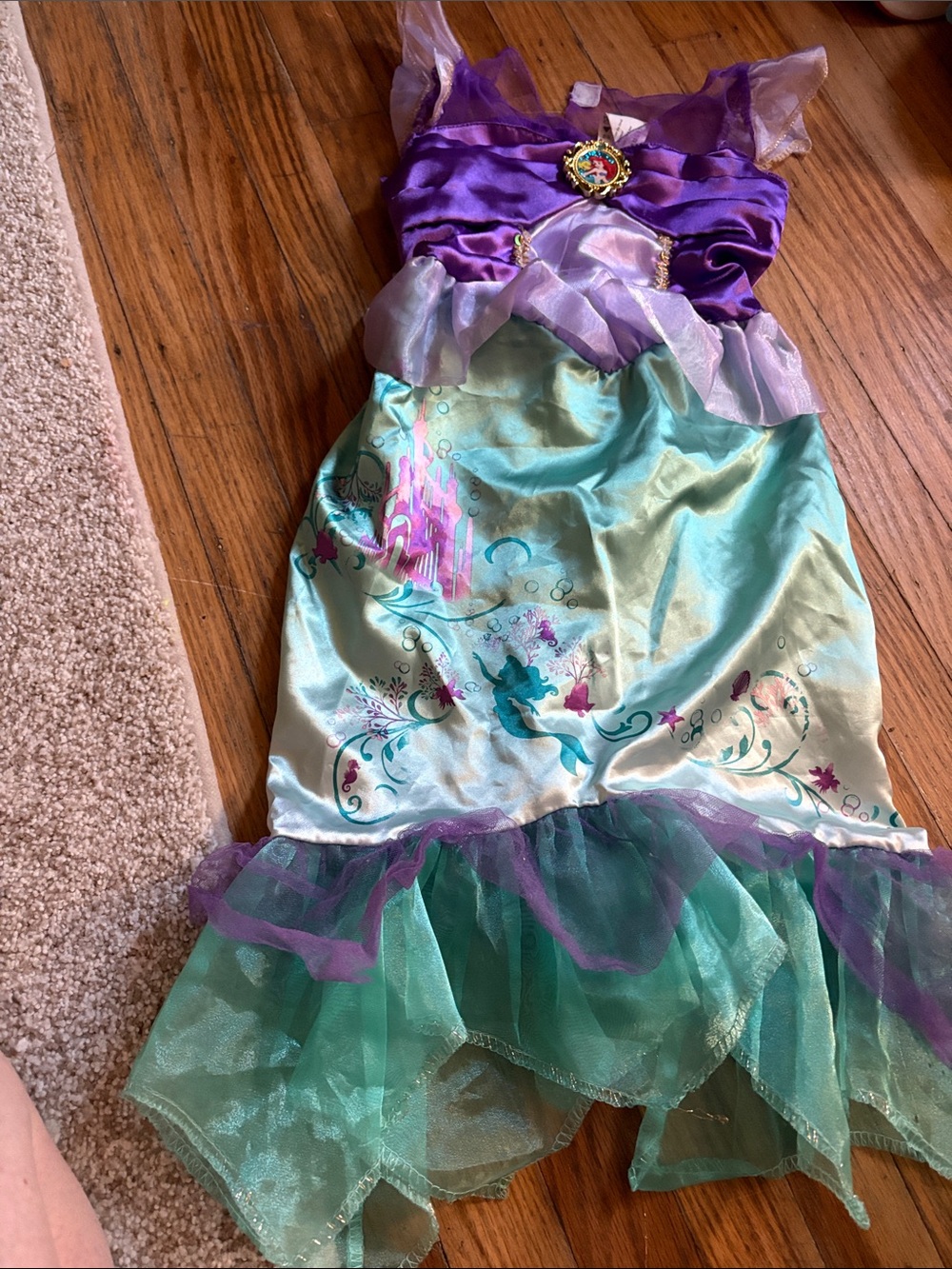 Little Mermaid Purple and Teal Disney Costume Dress